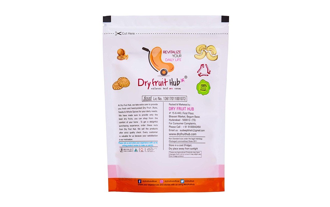 Dryfruit Hub Unsalted Raw Pumpkin Seed, Without Shells   Pack  1 kilogram